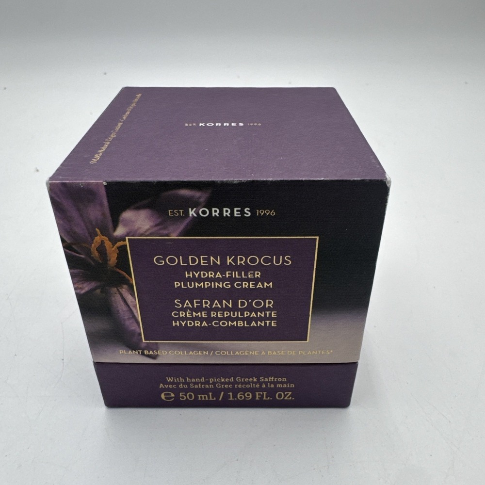 Korres Golden Krocus Hydra-Filler Plumping Cream 1.69 fl oz Greek Saffron
